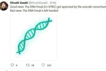 Arriva l'emoji del Dna, ma è sbagliato Arriva l'emoji del Dna, ma è sbagliato