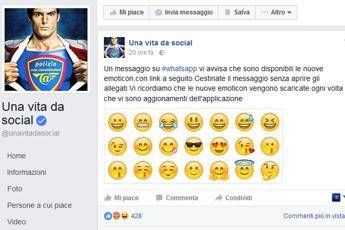 Emoticon truffa su Whatsapp, ecco il link da cestinare Emoticon truffa su Whatsapp, ecco il link da cestinare