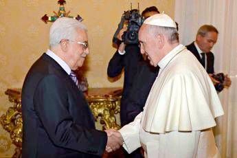 Papa ad Abu Mazen: Sei un angelo della pace. Israeliani e palestinesi prendano decisioni coraggiose Papa ad Abu Mazen: Sei un angelo della pace. Israeliani e palestinesi prendano decisioni coraggiose