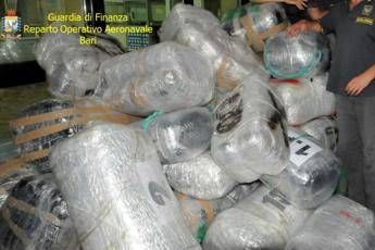 Bari, Gdf sventa sbarco di 12 quintali di marijuana /Video Bari, Gdf sventa sbarco di 12 quintali di marijuana /Video