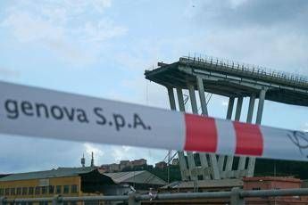 Ponte Morandi, stop lavori per allerta meteo Ponte Morandi, stop lavori per allerta meteo