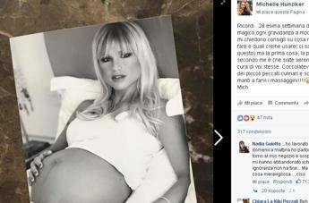 Michelle Hunziker su Facebook: La gravidanza è un periodo magico Michelle Hunziker su Facebook: La gravidanza è un periodo magico