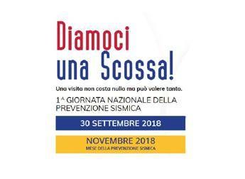 Il 30 settembre 'Giornata nazionale prevenzione sismica' Il 30 settembre 'Giornata nazionale prevenzione sismica'
