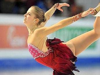 Dal ghiaccio al cielo, 'Volo dell'Aquila' per Carolina Kostner a Venezia Dal ghiaccio al cielo, 'Volo dell'Aquila' per Carolina Kostner a Venezia