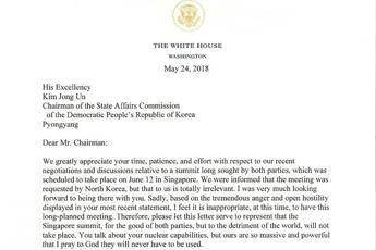 Ecco la lettera di Trump a Kim Ecco la lettera di Trump a Kim