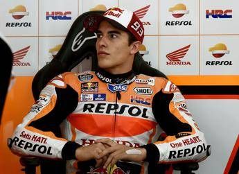Motomondiale: Gp Aragon, Marquez in pole e Rossi sesto Motomondiale: Gp Aragon, Marquez in pole e Rossi sesto