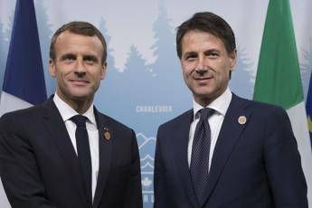 Macron: Con Conte valori comuni Macron: Con Conte valori comuni