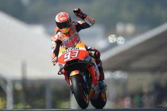 A Le Mans trionfa Marquez, Rossi terzo A Le Mans trionfa Marquez, Rossi terzo