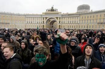 Proteste a Mosca, arrestato leader opposizione Navalny Proteste a Mosca, arrestato leader opposizione Navalny