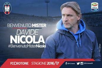 Davide Nicola è il nuovo allenatore del Crotone