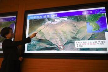 Corea, terremoto nella zona del test nucleare Corea, terremoto nella zona del test nucleare