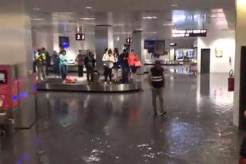 Bergamo, allagato l'aeroporto Qualifiche sospese a Monza Bergamo, allagato l'aeroporto Qualifiche sospese a Monza