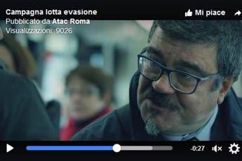 Spot dell'Atac contro evasori del biglietto, Francesco Pannofino controllore per un giorno