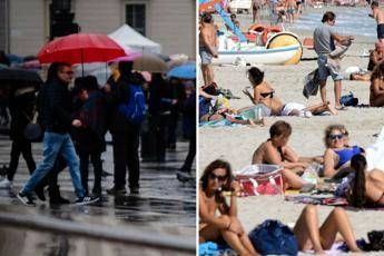 Afa e temporali tempo pazzo sull'Italia