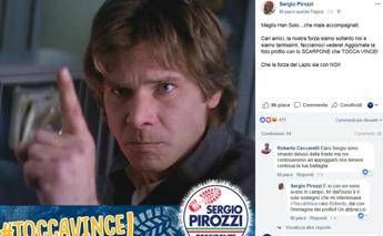 Pirozzi su Fb: Meglio 'Han Solo' che male accompagnati Pirozzi su Fb: Meglio 'Han Solo' che male accompagnati