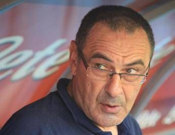 De Laurentiis saluta Sarri De Laurentiis saluta Sarri