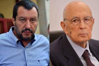 Salvini su Napolitano: Salvini su Napolitano:
