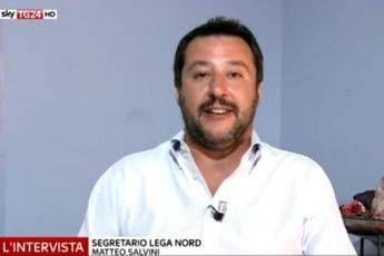 Ius soli, Salvini: Pd razzista, finalmente M5S su nostre posizioni Ius soli, Salvini: Pd razzista, finalmente M5S su nostre posizioni