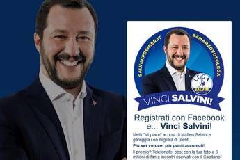 'Vinci Salvini': un click e lui ti telefona 'Vinci Salvini': un click e lui ti telefona