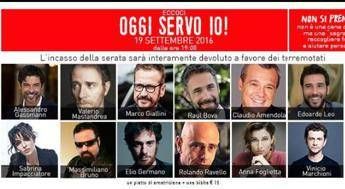 Terremoto, da Bova a Mastandrea: 12 artisti camerieri per solidarietà Terremoto, da Bova a Mastandrea: 12 artisti camerieri per solidarietà