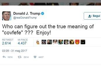 Giallo su un misterioso tweet di Trump