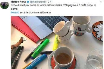 Ci siamo, esce 'Avanti' il nuovo libro di Matteo Renzi Ci siamo, esce 'Avanti' il nuovo libro di Matteo Renzi