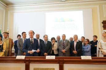 Colline del Prosecco, logo per candidatura Unesco a 'Patrimonio dell’umanità' Colline del Prosecco, logo per candidatura Unesco a 'Patrimonio dell’umanità'