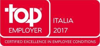 Premiate 79 aziende Top Employers Italia 2017 Premiate 79 aziende Top Employers Italia 2017