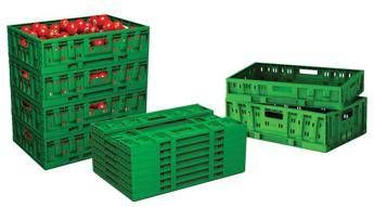Arriva Oikos, cassetta riutilizzabile per mercato ortofrutticolo Arriva Oikos, cassetta riutilizzabile per mercato ortofrutticolo