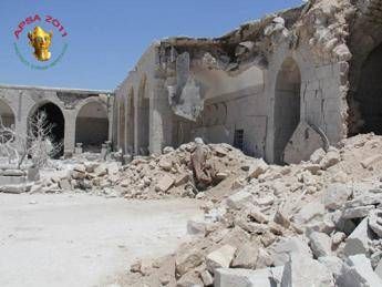 Siria, bombardato museo nel Nord: distrutti antichi mosaici /Video Siria, bombardato museo nel Nord: distrutti antichi mosaici /Video