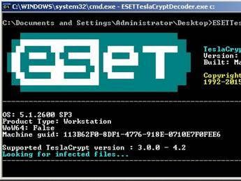 Da Eset scacco agli autori di Teslacrypt, c'è il tool per recuperare i file criptati Da Eset scacco agli autori di Teslacrypt, c'è il tool per recuperare i file criptati