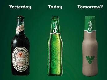 Da Carlsberg l'ecobottiglia bio per birra a basso impatto Da Carlsberg l'ecobottiglia bio per birra a basso impatto