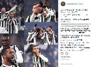 Vai a cag..., Benatia risponde a insulti tifoso Vai a cag..., Benatia risponde a insulti tifoso