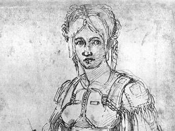 Autoritratto Michelangelo 'nascosto' in un disegno Autoritratto Michelangelo 'nascosto' in un disegno