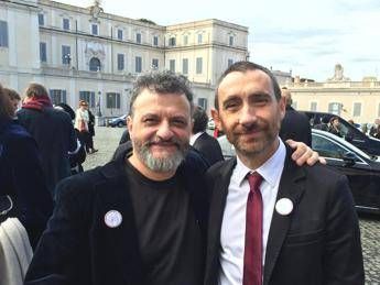 Candidati David al Quirinale con la spilletta anti molestie
