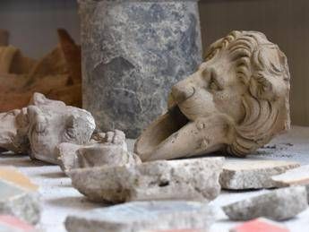 Pompei, manufatti negli scarti di vecchi scavi Pompei, manufatti negli scarti di vecchi scavi