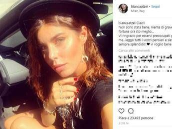 Malore improvviso per Bianca Atzei Malore improvviso per Bianca Atzei