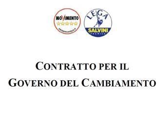 Cosa c’è nella bozza del contratto M5S-Lega Cosa c’è nella bozza del contratto M5S-Lega