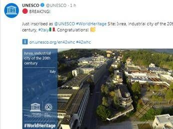 Unesco dice sì, Ivrea tra i siti mondiali Unesco dice sì, Ivrea tra i siti mondiali