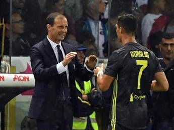 Allegri tranquillizza Ronaldo Allegri tranquillizza Ronaldo