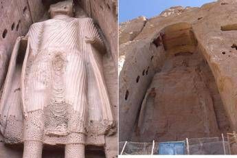 15 anni fa la distruzione talebana dei Buddha di Bamyan, appelli per il restauro 15 anni fa la distruzione talebana dei Buddha di Bamyan, appelli per il restauro
