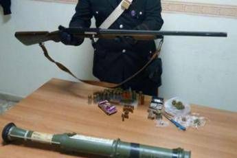 Roma, pusher arrestato: in casa aveva un lanciagranate Roma, pusher arrestato: in casa aveva un lanciagranate