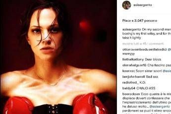 Asia Argento infila i guantoni, fan in tilt su Instagram Asia Argento infila i guantoni, fan in tilt su Instagram