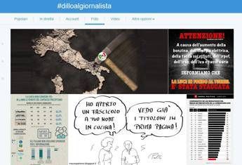 Grillo lancia #DilloAlGiornalista: Sui fallimenti di Renzi la stampa tace Grillo lancia #DilloAlGiornalista: Sui fallimenti di Renzi la stampa tace