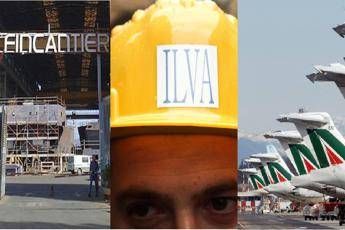Alitalia, Ilva & co.: inizia l'anno delle grandi imprese Alitalia, Ilva & co.: inizia l'anno delle grandi imprese