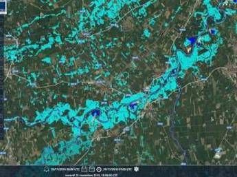 Satelliti italiani e europei catturano immagini inondazioni Piemonte e Liguria Satelliti italiani e europei catturano immagini inondazioni Piemonte e Liguria