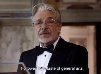 Giancarlo Giannini protagonista dello spot del Mibact /Video Giancarlo Giannini protagonista dello spot del Mibact /Video