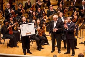 Muti festeggia il 250mo concerto da direttore musicale della Chicago Symphony Muti festeggia il 250mo concerto da direttore musicale della Chicago Symphony