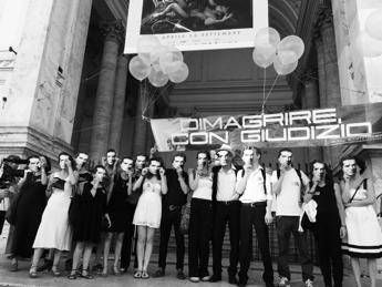 Al Palaexpo inscenata performance contro il commissariamento di Roma Al Palaexpo inscenata performance contro il commissariamento di Roma