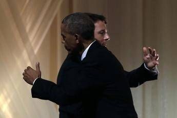 Renzi negli Usa, brindisi vip alla Casa Bianca /Video - Foto Renzi negli Usa, brindisi vip alla Casa Bianca /Video - Foto
